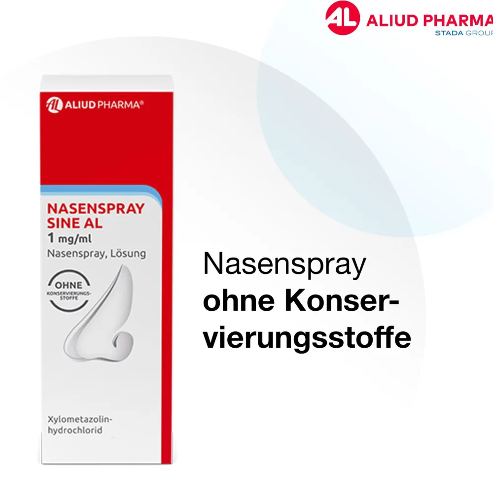 Nasenspray sine AL 1 mg / ml bei Schnupfen|Aliud