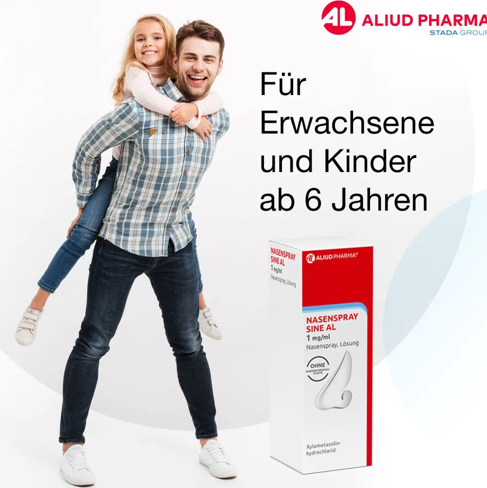 Nasenspray sine AL 1 mg / ml bei Schnupfen|Aliud