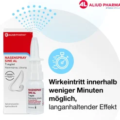 Nasenspray sine AL 1 mg / ml bei Schnupfen|Aliud