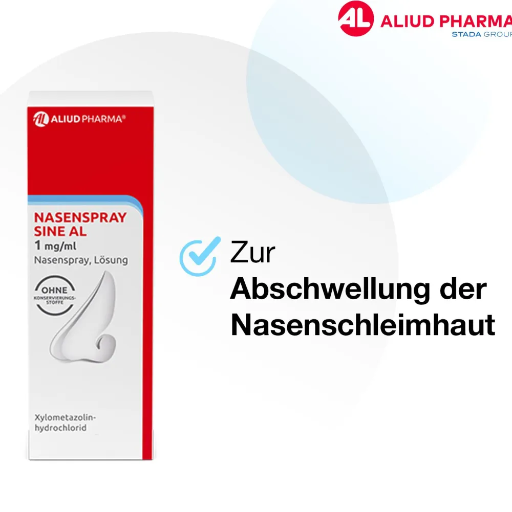 Nasenspray sine AL 1 mg / ml bei Schnupfen|Aliud