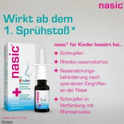 ® für Kinder Nasenspray|nasic Hot