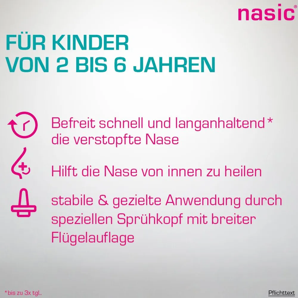® für Kinder Nasenspray|nasic Hot