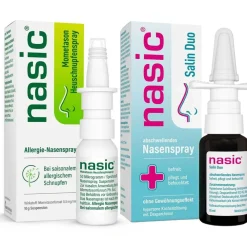 nasic® Mometason Heuschnupfenspray (18 g) + nasic® Salin Duo Nasenspray (15 ml)> Outlet
