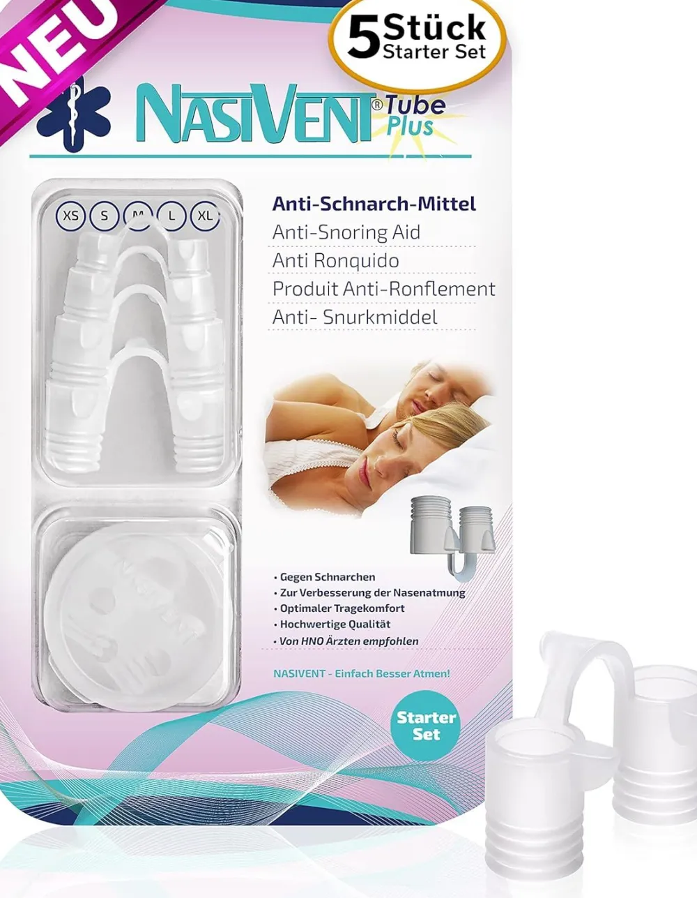 Nasivent Tube Plus Starter Set mit 5 Größen> Sale