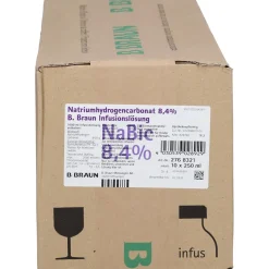 Natriumhydrogencarbonat 8,4 % B. Braun Glasflasche|B-BRAUN New