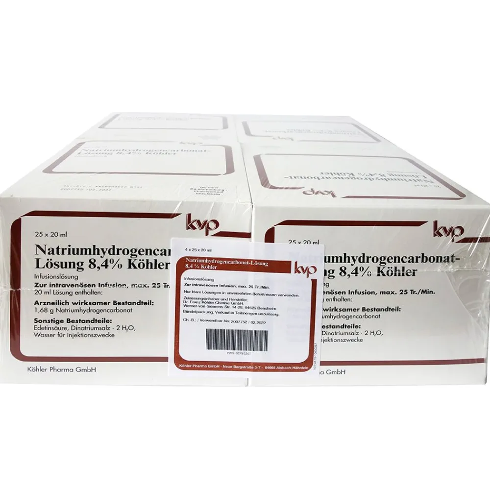 Natriumhydrogencarbonat - Lösung 8,4% Köhler> Discount