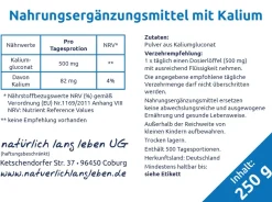 Kaliumgluconat Pulver|natürlich lang leben Best