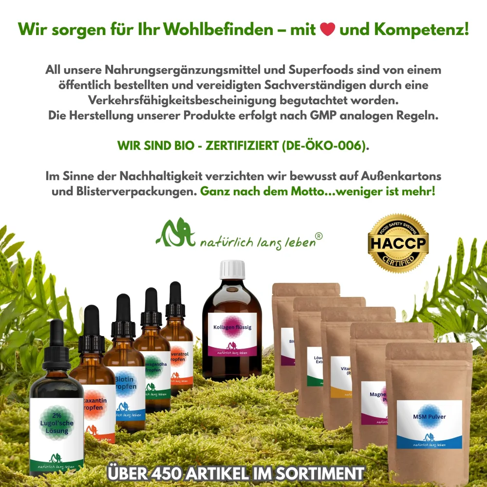 Kollagen forte flüssig>natürlich lang leben New