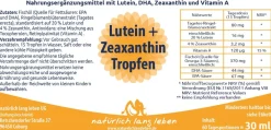 Lutein & Zeaxanthin Tropfen>natürlich lang leben Hot