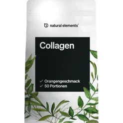 Collagen Pulver – Kollagen Hydrolysat Peptide – Kollagen Typ 1 und 3 – Orange>natural elements Outlet
