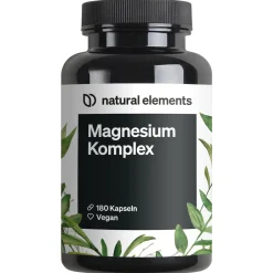 Magnesium Komplex – 5 hochwertige Verbindungen – 400mg elementares Magnesium/Tag|natural elements Online