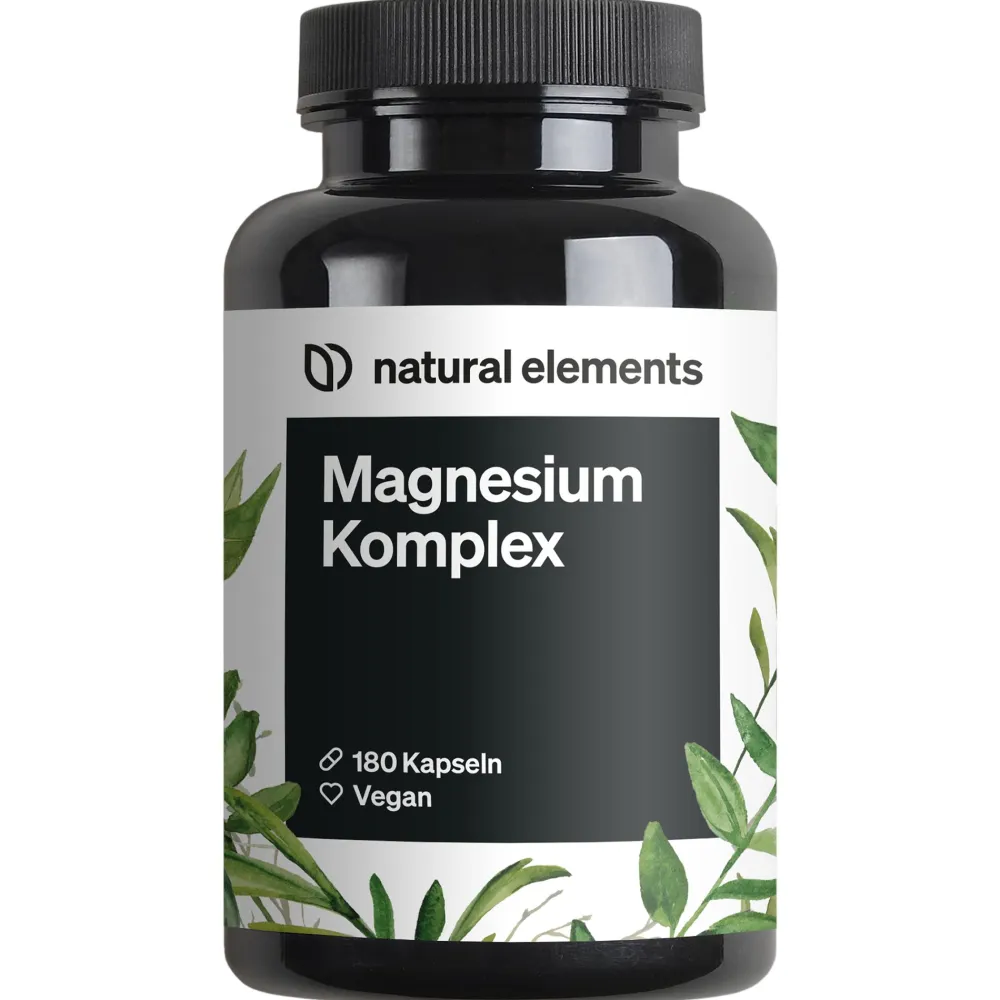 Magnesium Komplex – 5 hochwertige Verbindungen – 400mg elementares Magnesium/Tag|natural elements Online
