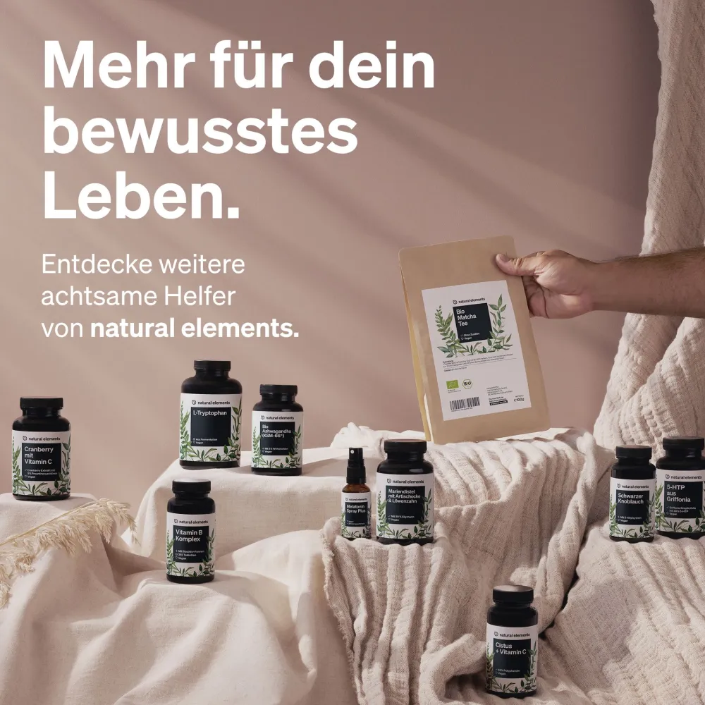 Nattokinase – 180 hochdosierte Kapseln je 100mg (20.000 FU/g) – ohne Gentechnik>natural elements Discount