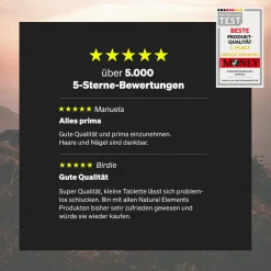 Selen Komplex – 365 Tabletten mit je 200µg – aus Natriumselenit und Selenmethionin|natural elements Online