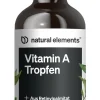 Vitamin A Tropfen – 50 ml – Vitamin A (Retinylpalmitat) in MCT-Kokosöl gelöst|natural elements New
