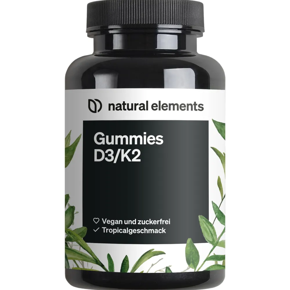 Vitamin D3/K2 – 120 Gummies – 1.000I.E. D3/Tag – Tropical – Markenrohstoff K2VITAL®>natural elements Discount