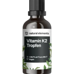 Vitamin K2 MK-7 200µg – 50 ml – all-Trans Gehalt >99,7%>natural elements