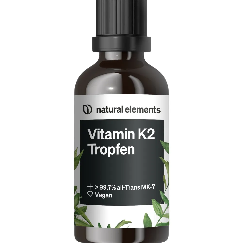 Vitamin K2 MK-7 200µg – 50 ml – all-Trans Gehalt >99,7%>natural elements