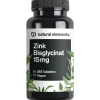 Zink 15mg – 365 Tabletten – gut verträgliches Zinkbisglycinat (Zink-Chelat)>natural elements Best