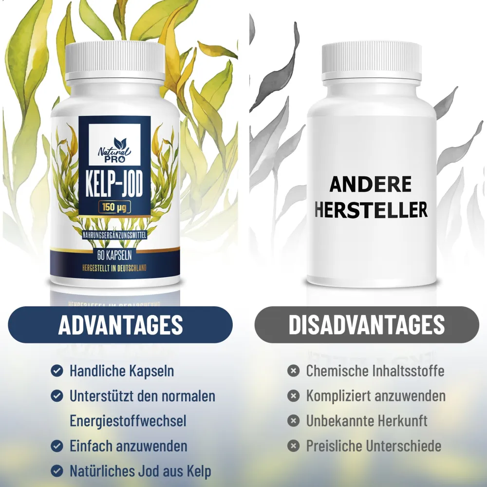 Natural Pro | KELP-JOD Kapseln 150 µg HOCHDOSIERT> Online