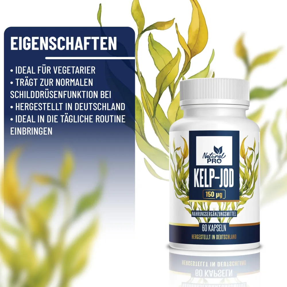 Natural Pro | KELP-JOD Kapseln 150 µg HOCHDOSIERT> Online