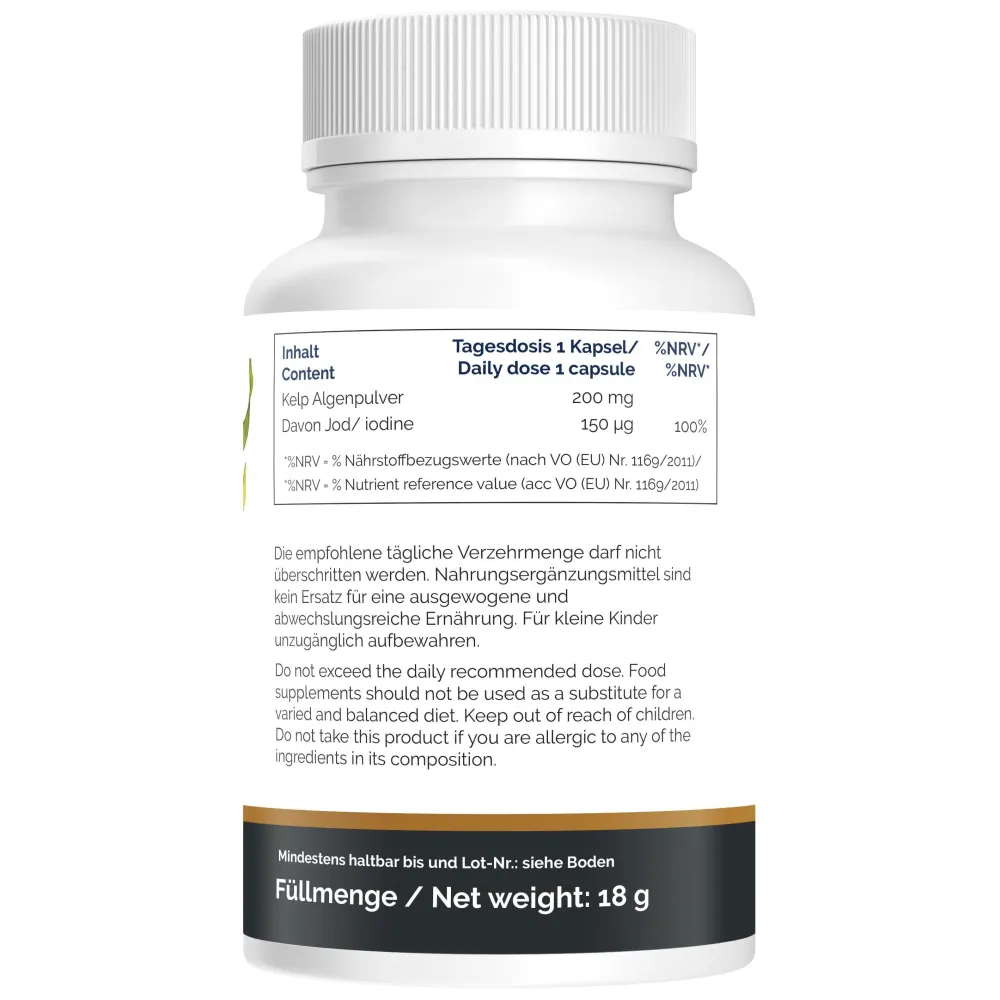 Natural Pro | KELP-JOD Kapseln 150 µg HOCHDOSIERT> Online