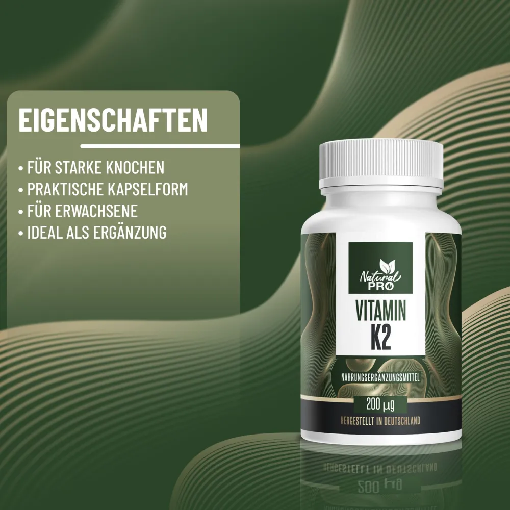 Natural Pro | Vitamin K2 200 µg HOCHDOSIERT> Online