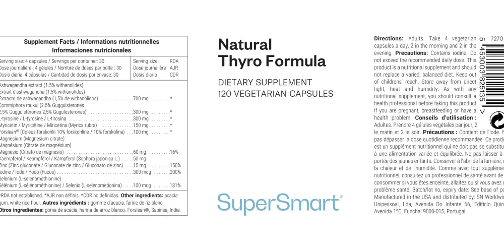 Natural Thyro Formula - SuperSmart> Clearance