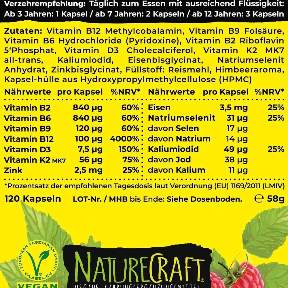 NatureCraft Vegan All-In-One KIDS| Clearance