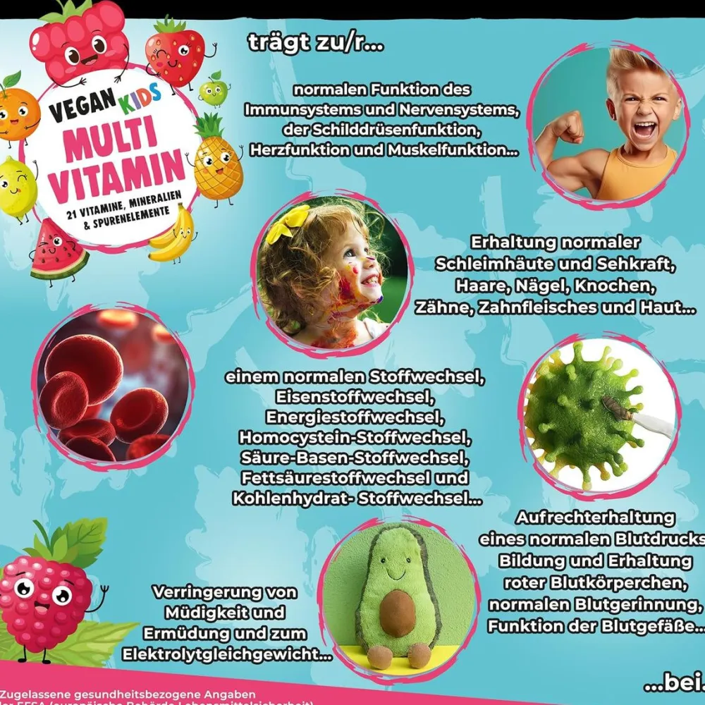 NatureCraft Vegan Kids Multivitamins>