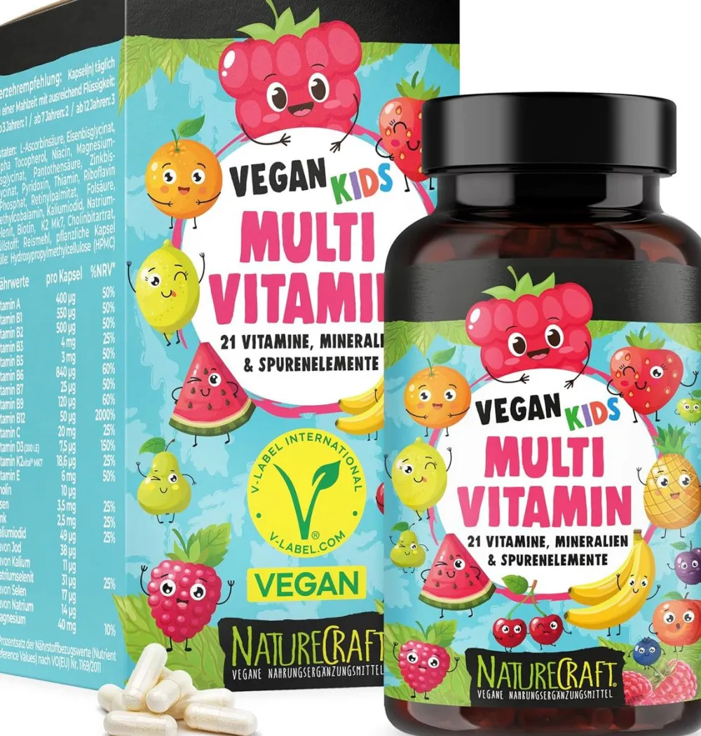 NatureCraft Vegan Kids Multivitamins>