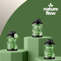 Nature Flow Vitamin D3 K2 Tabletten 20000 IE| Discount