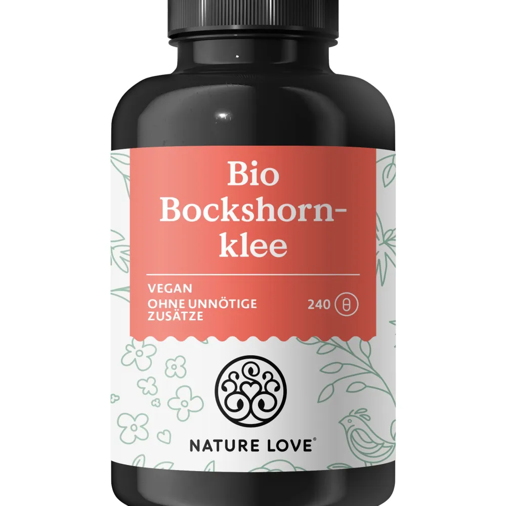 ® Bio Bockshornklee Kapseln - 240 Stück - 2600mg je Tagesdosis (650mg/Kapsel) - Fenugreek|NATURE LOVE Outlet