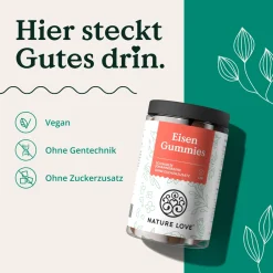 ® Eisen Gummies – 120 Stück – ohne Zuckerzusatz, 96,5% Fruchtanteil><noscript><img width=