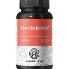 NATURE LOVE® HerBalance für Frauen – 60 Kapseln – Mönchspeffer, Magnesium, Vitamin B6, Folsäure| Sale