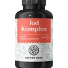 ® Jod Komplex Schilddrüse – 180 Kapseln – mit Jod, Selen, L-Tyrosin, Vitamin B & D|NATURE LOVE Clearance