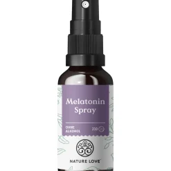 NATURE LOVE® Melatoninspray – geschmacksneutral – ohne Alkohol – 0,5mg Melatonin – Vit B1 & 6 – 30ml> Discount