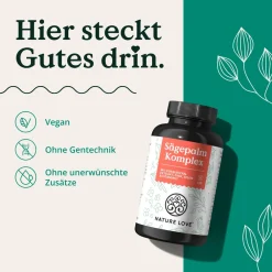® Sägepalm Komplex - 120 Kapseln - Sägepalme (Saw Palmetto) mit 5% Phytosterolen><noscript><img width=