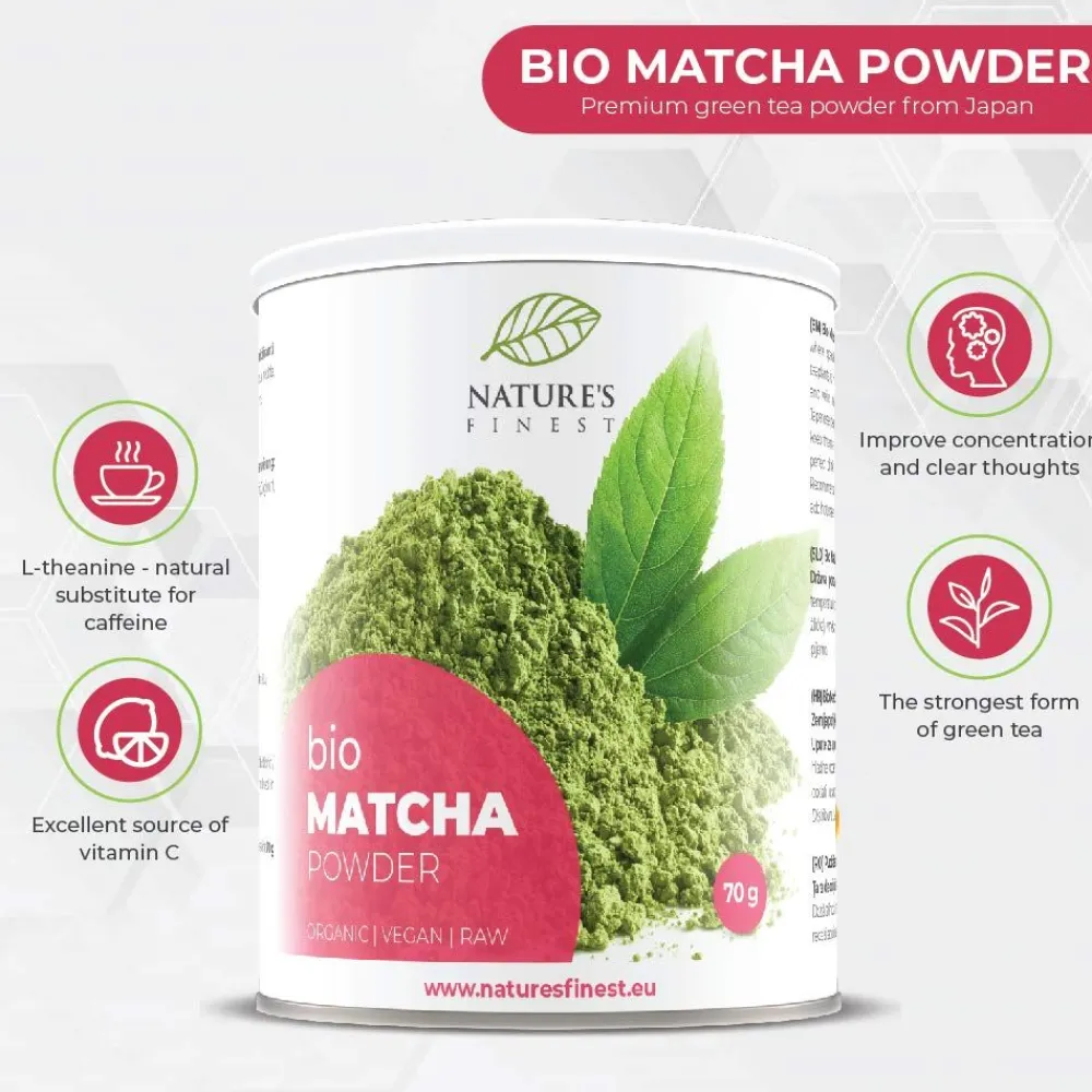 Nature's Finest Matcha Pulver Bio>Nature's Finest Hot