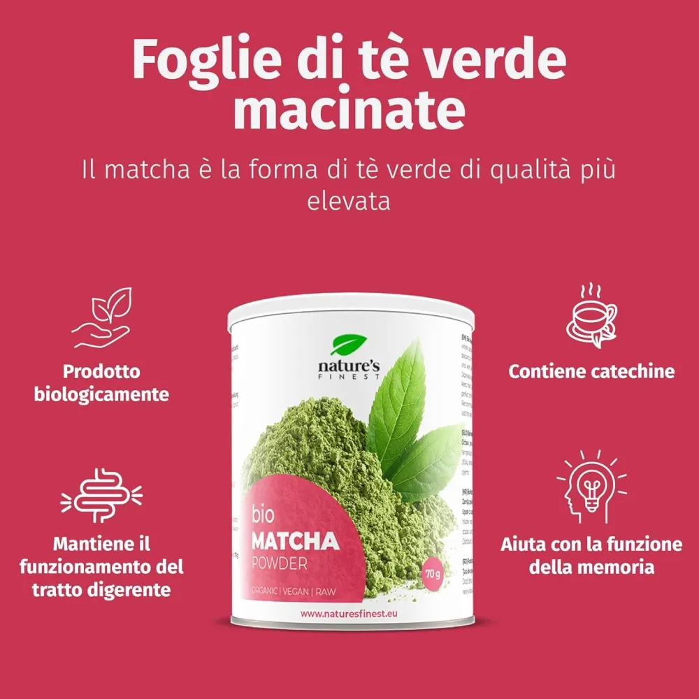Nature's Finest Matcha Pulver Bio>Nature's Finest Hot