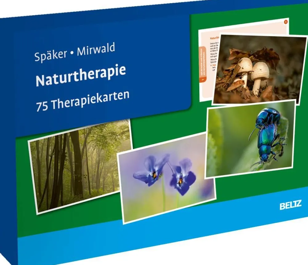 Naturtherapie 75 Therapiekarten. Mit 24-seitigem Booklet in hochwertiger Klappkassette, Kartenfor...| Outlet