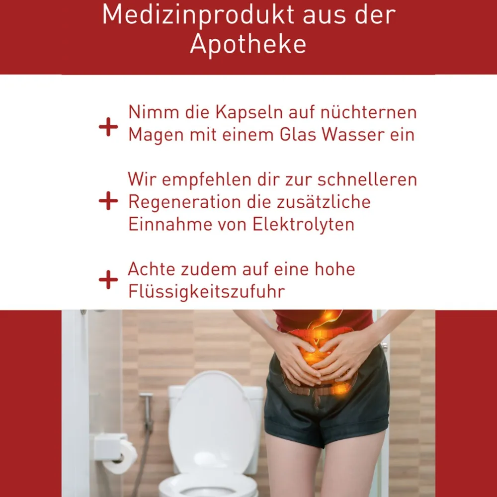 Durchfall Kapseln - verkürzen die Dauer, lindern Krämpfe und Blähungen>N1