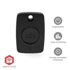Smart-Panik-Knopf / Zigbee 3.0 / Batterietyp – Energie: CR2450 / Schwarz|nedis Clearance