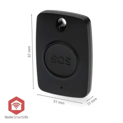 Smart-Panik-Knopf / Zigbee 3.0 / Batterietyp – Energie: CR2450 / Schwarz|nedis Clearance
