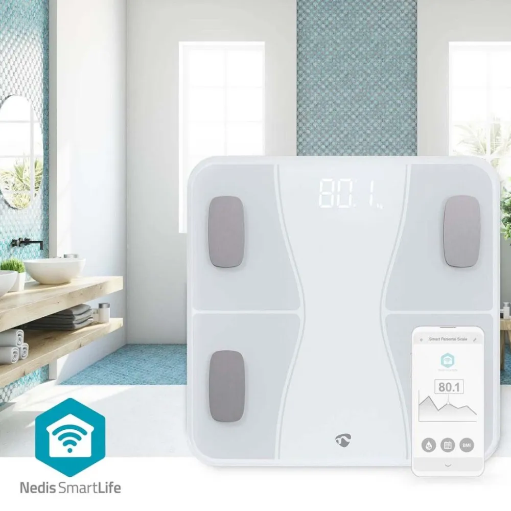 WIFI-SmartLife-Personenwaage>nedis Online