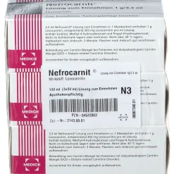 Nefrocarnit® Lösung zum Einnehmen 1 g/3,3 ml> Hot