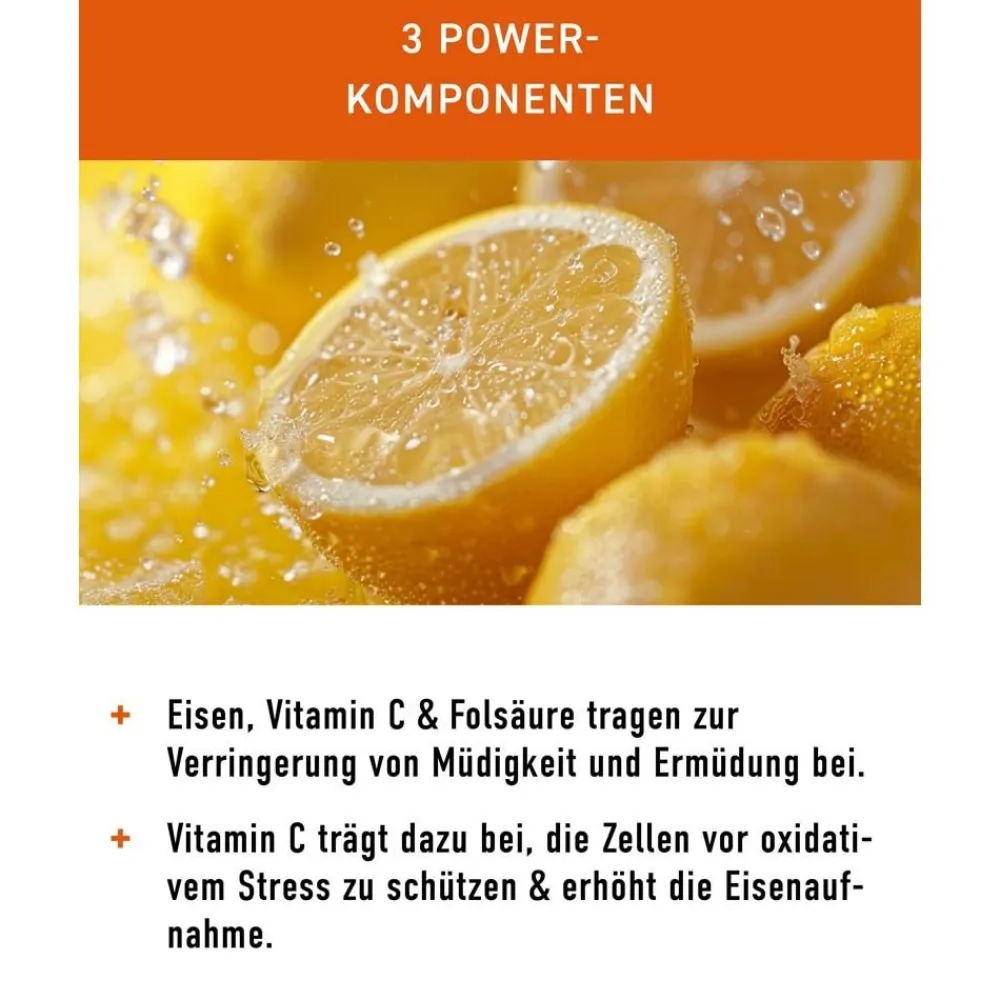 N1 Eisentabletten 30 mg gegen Eisenmangel + Vitamin C und Folsäure> Discount
