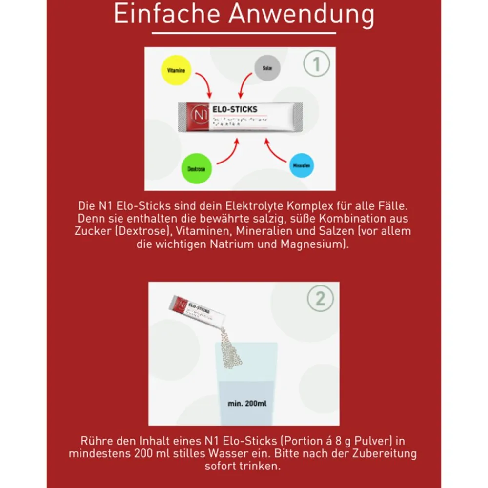 N1 Elo-Sticks – deine Elektrolyte für alle Fälle| Discount