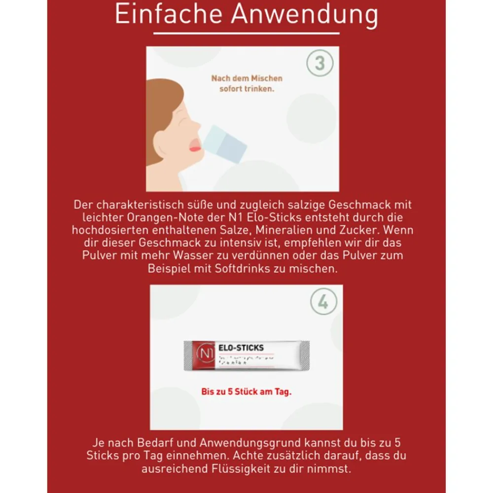 N1 Elo-Sticks – deine Elektrolyte für alle Fälle| Discount