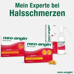 Benzydamin gegen akute Halsschmerzen - Zitronengeschmack - zuckerfrei|neo-angin Outlet